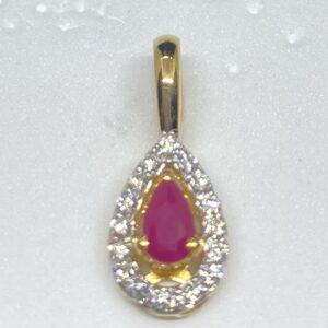 Crimson Drop Pendant