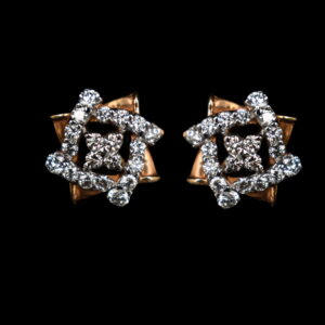 Interlaced Star Diamond Studs
