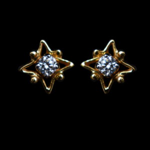 Modern Celestial Diamond Studs