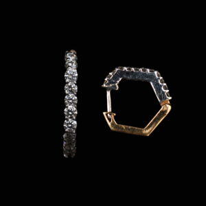 Facetra Diamond Hoops