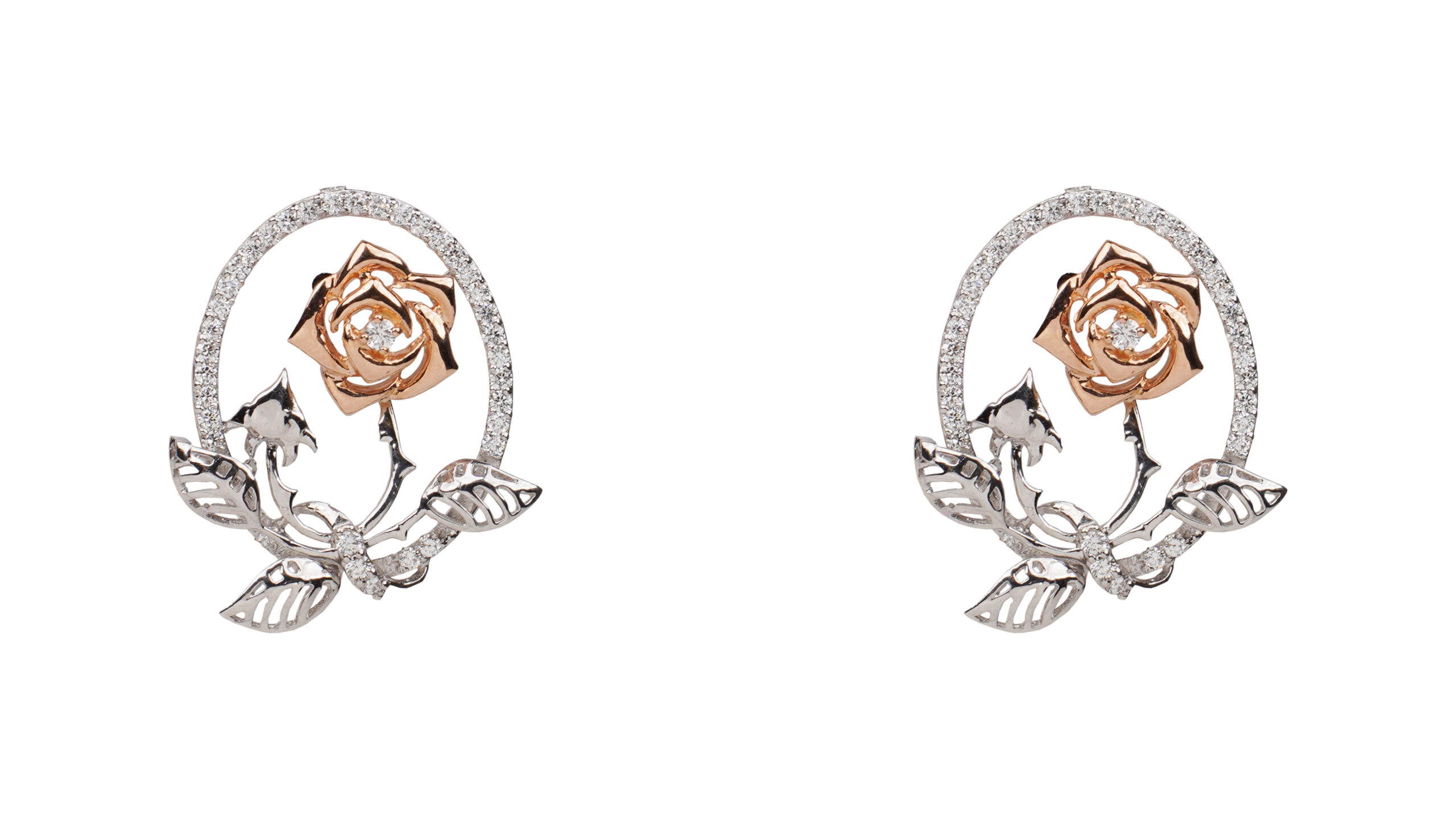 Rosette Earrings