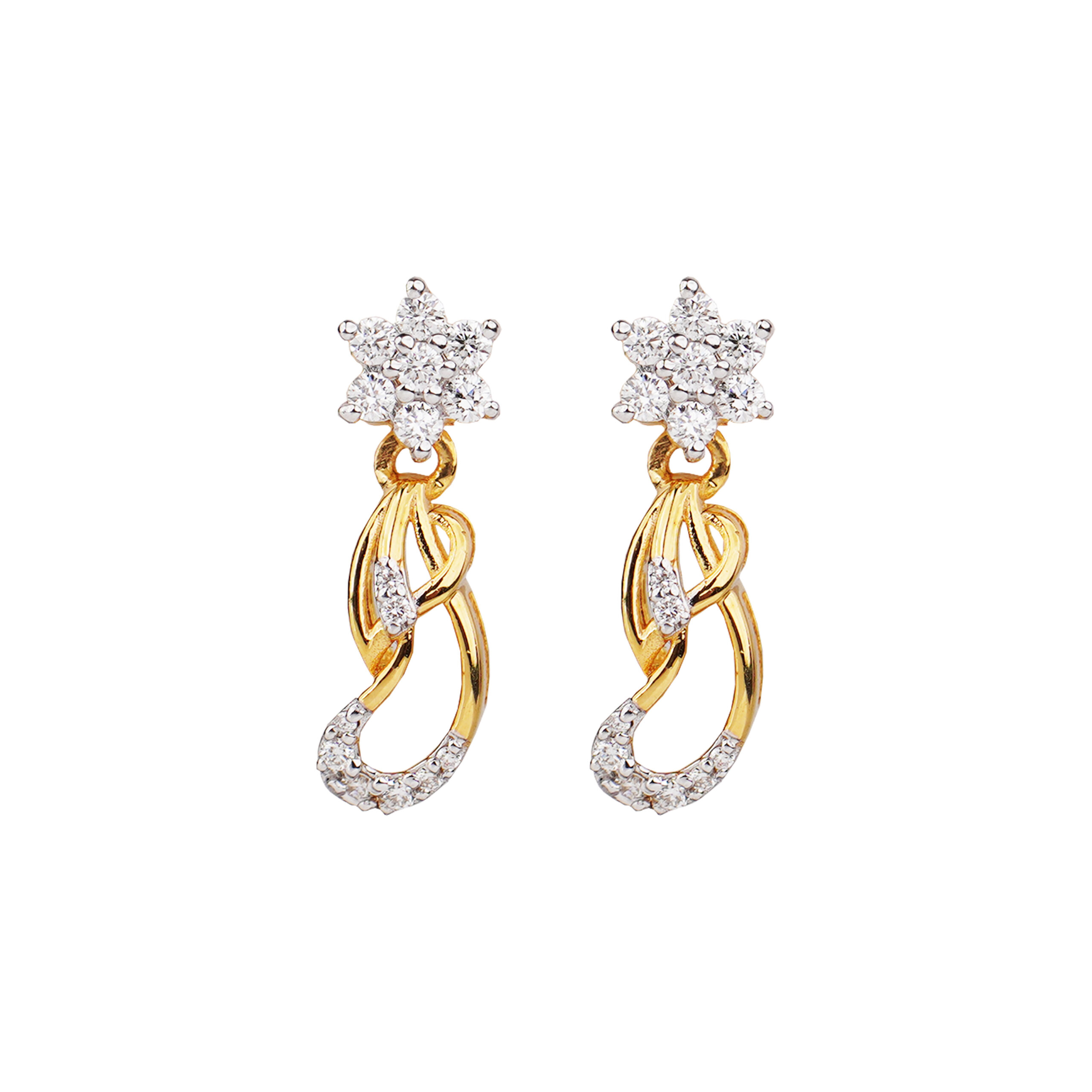 Paisley Swirl Drop Earrings