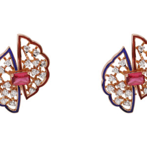 Livia Fan Ruby Studs