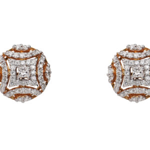Nested Square Diamond Studs