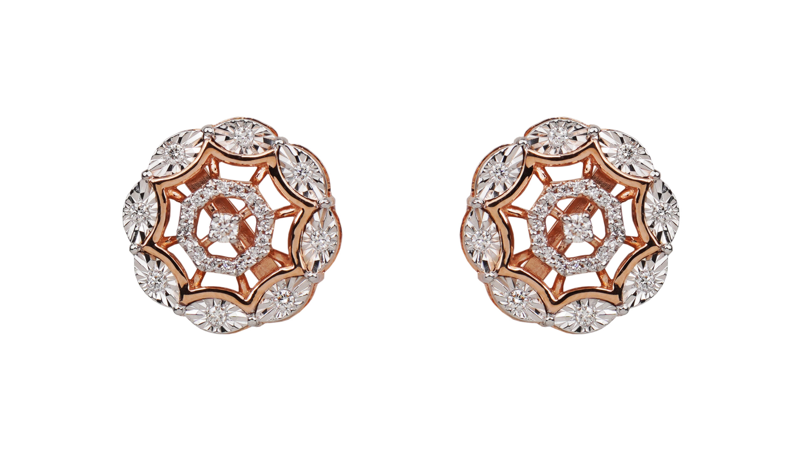 Soft Halo Flower Studs