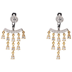Cascade Arc Diamond Earrings