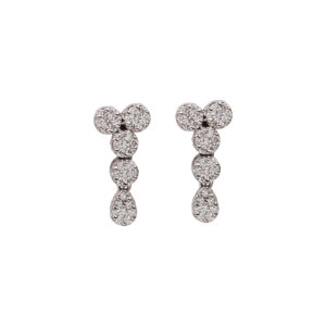 Soft Fall Diamond Drop Earrings