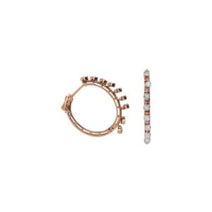 Floating Diamond Hoops