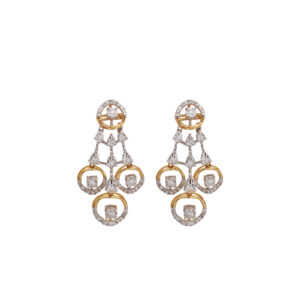 Lyrion Halo Drop Earrings