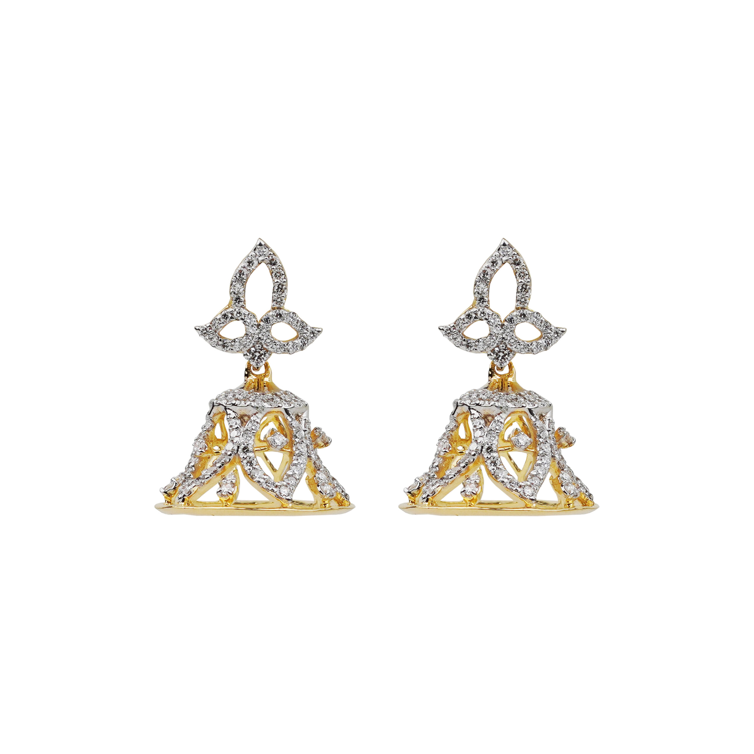 Aarohi Bloom Jhumka Earrings