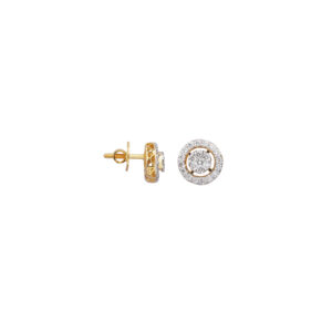Round Halo Studs