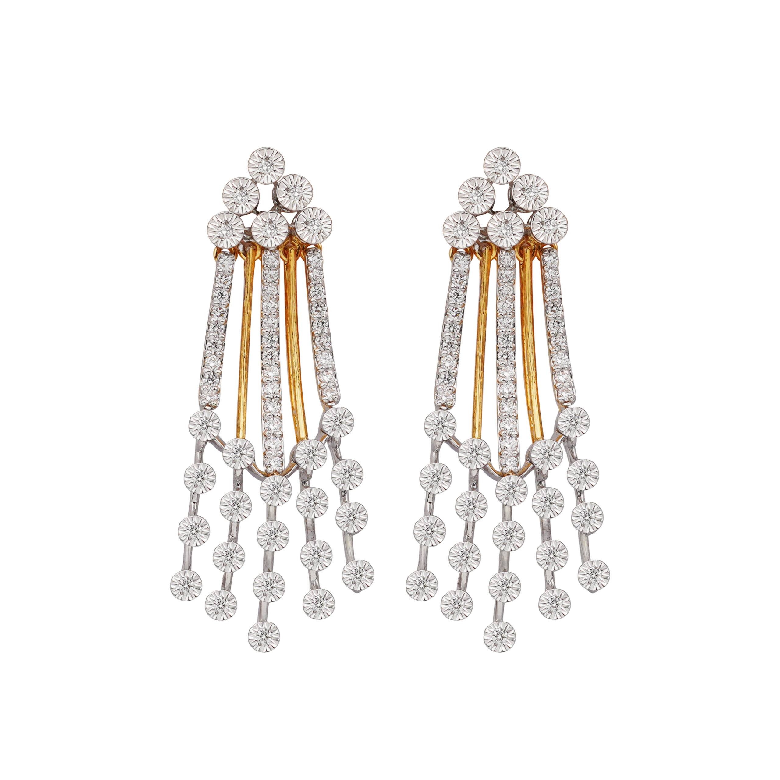 Randian Fringe Diamond Earrings