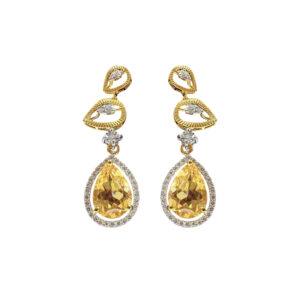 Solara Halo Diamond Earrings