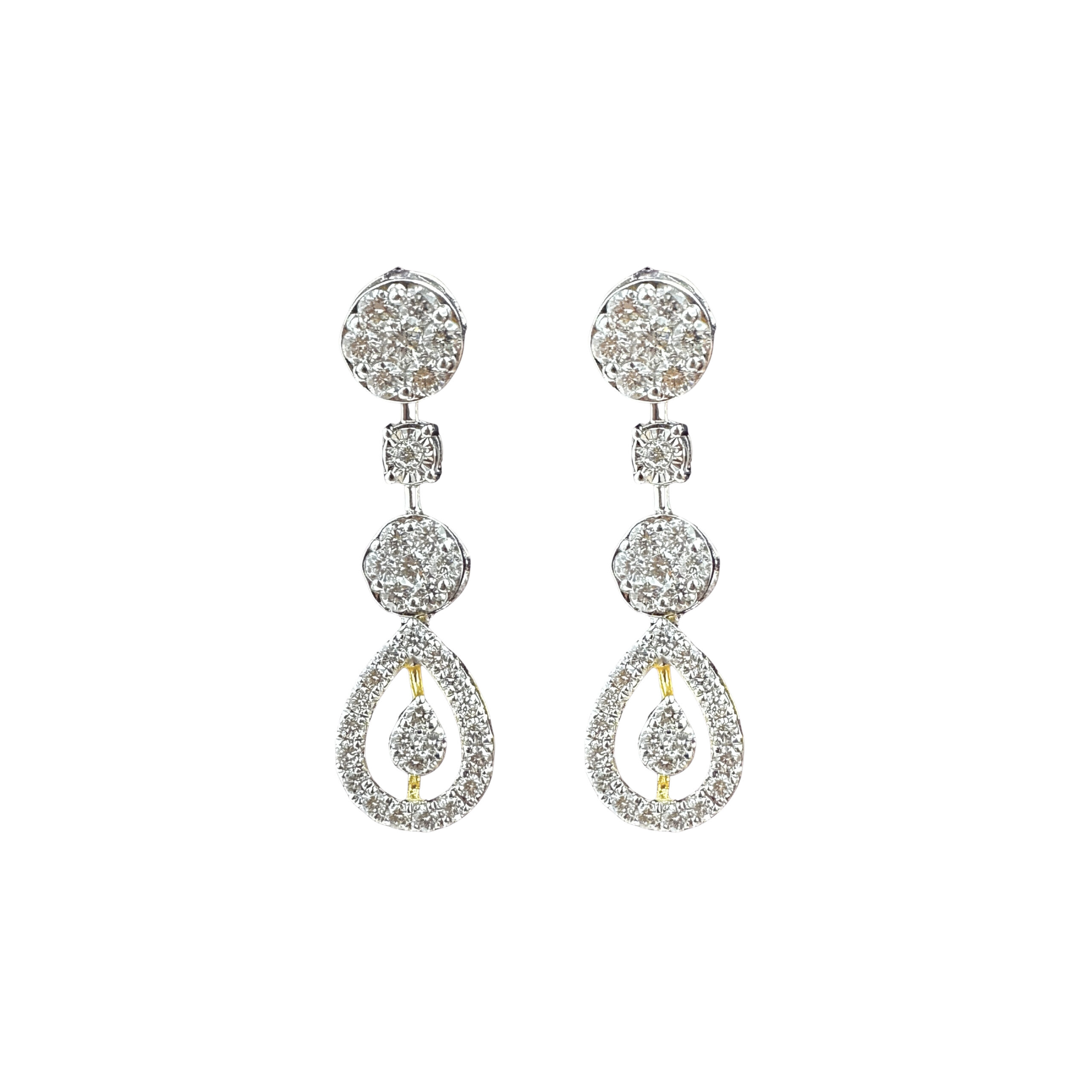 Seraphine Teardrop Diamond Earrings