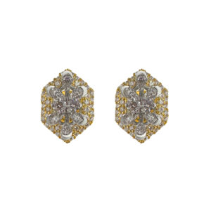 Aurielle Petal Halo Studs