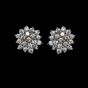 Petal Set Diamond Studs