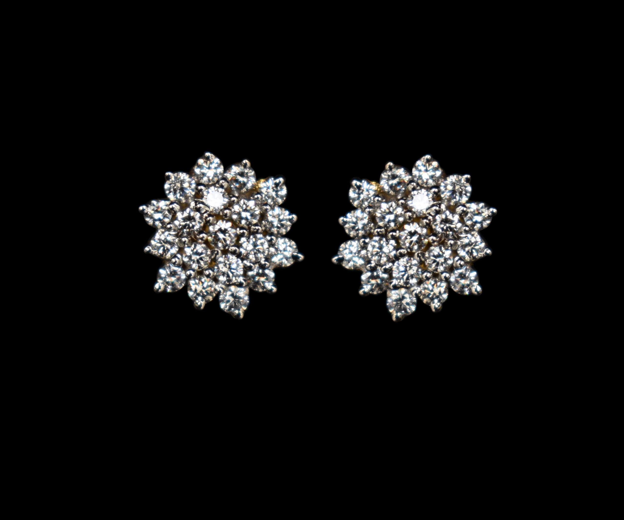 Petal Set Diamond Studs