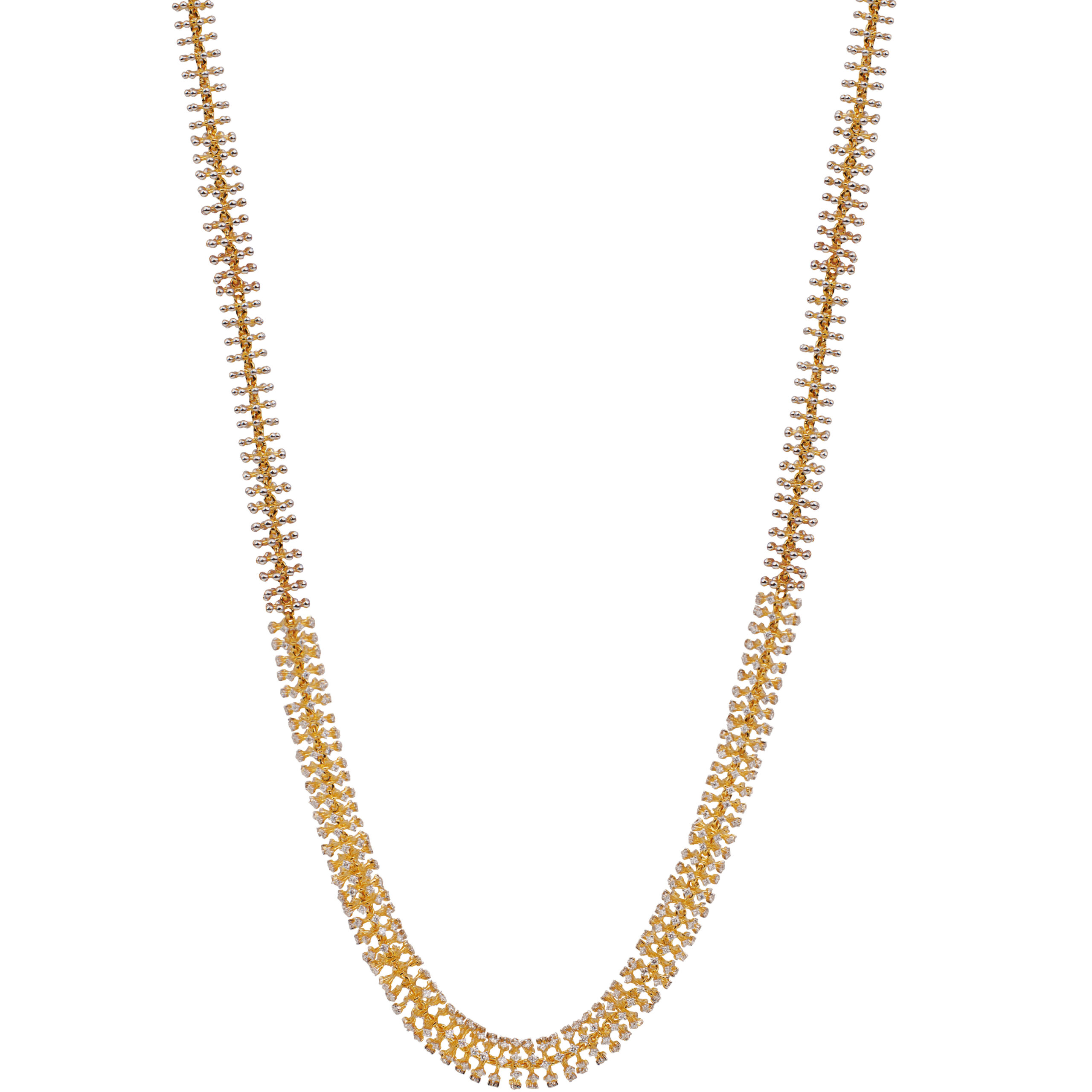 Bloom Diamond Cluster Necklace