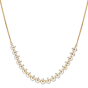 Interlinked Wave Necklace