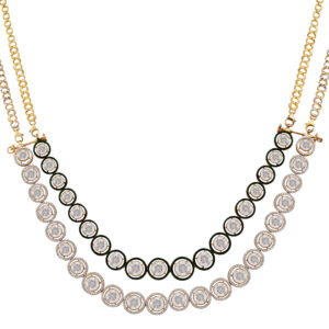Twin Eclipse Cascade Necklace