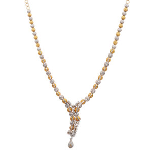 Golden Oasis Y Necklace