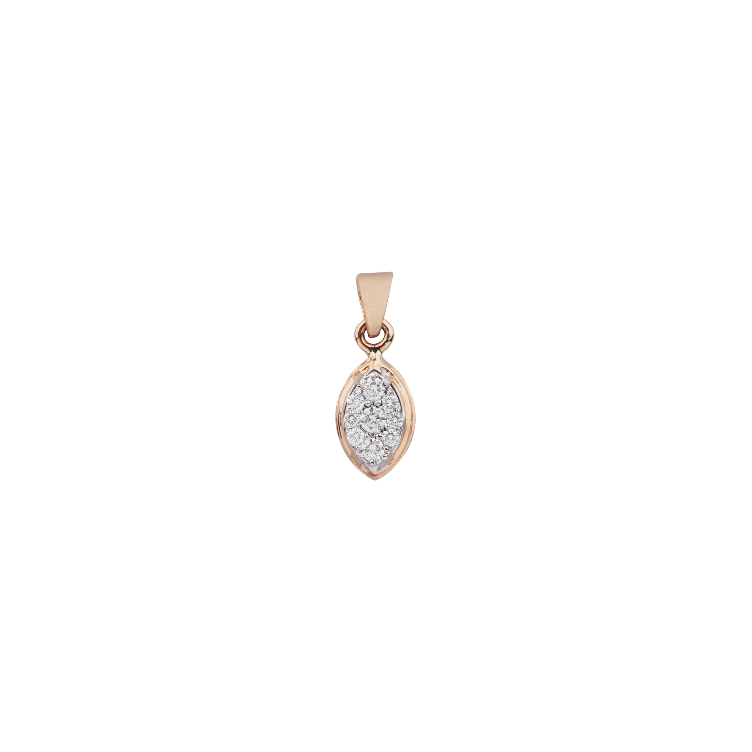 Navette Cluster Pendant