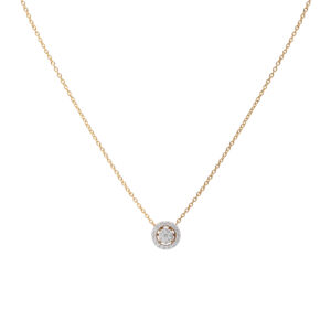 Round Halo Pendant