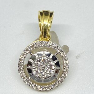 Round Echo Halo Pendant