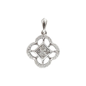 Quatrefoil Diamond Pendant