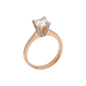 Crown High-Prong Solitaire Ring