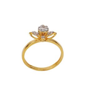 Wild Gold Rose Ring