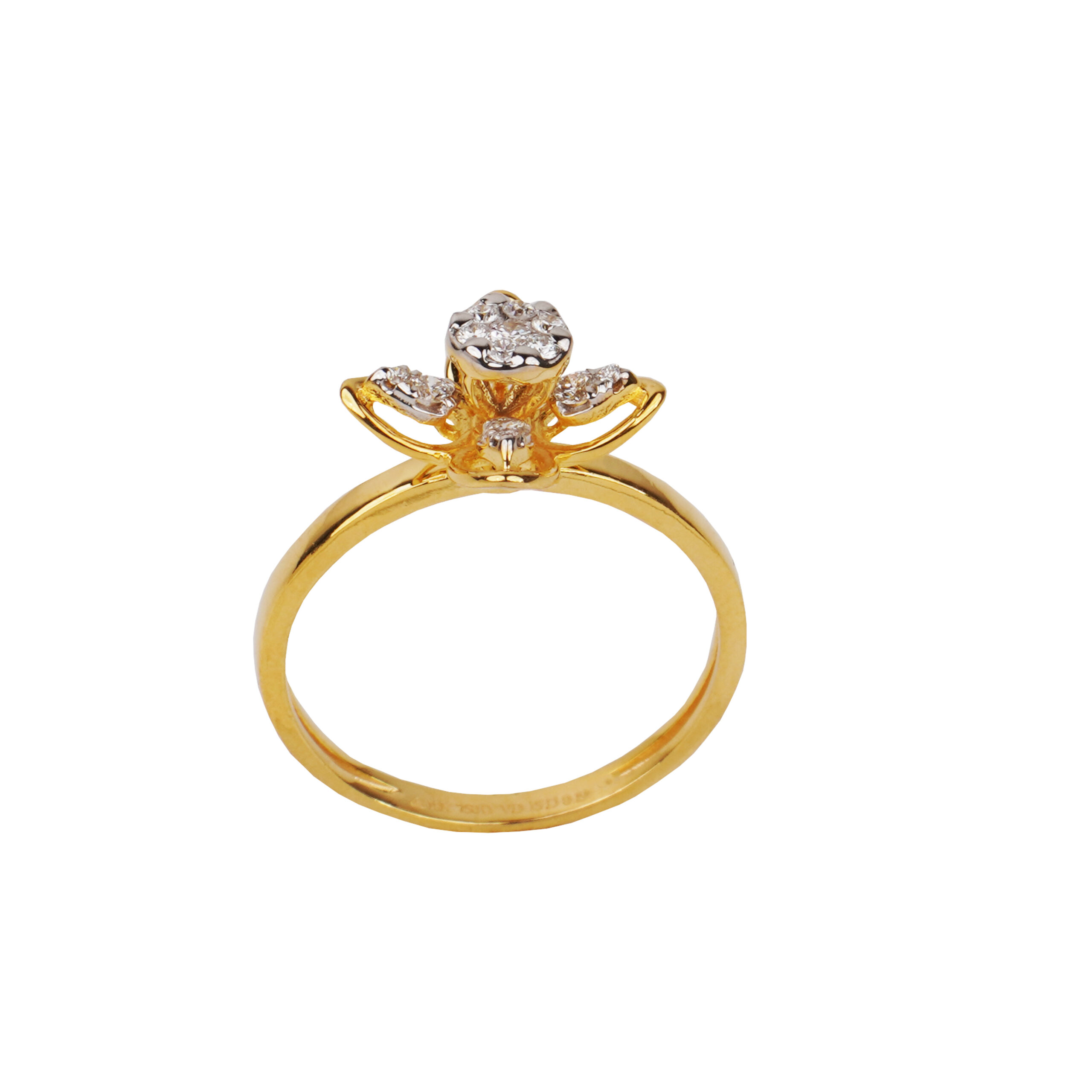 Wild Gold Rose Ring
