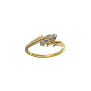 Diagonal Spark Ring