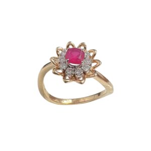 Ruby Starburst Ring