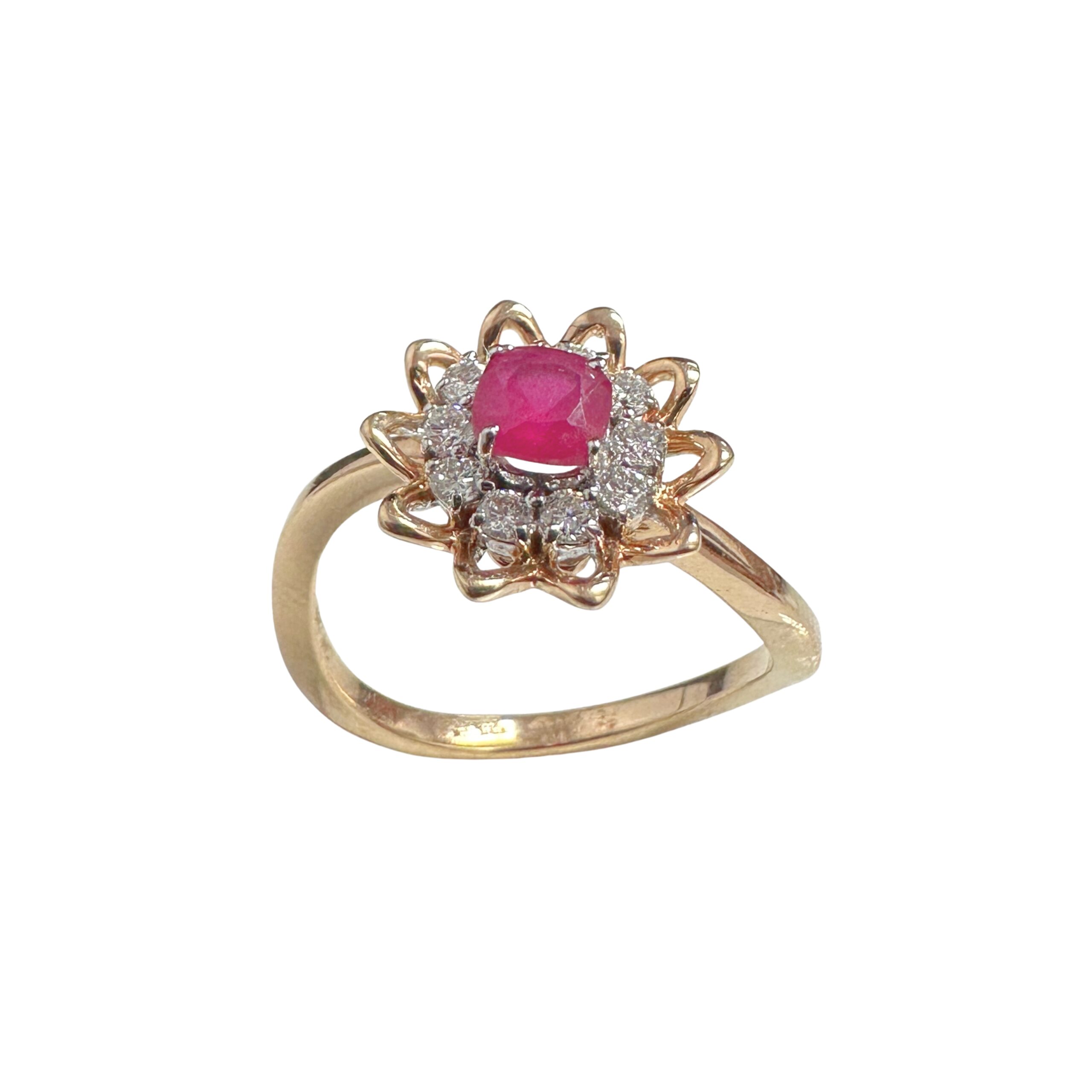 Ruby Starburst Ring